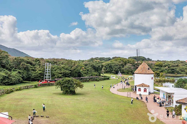 제주 에코랜드 테마파크 넓은 야외 공원