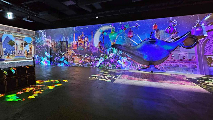 사막과 요술램프 테마 미디어존