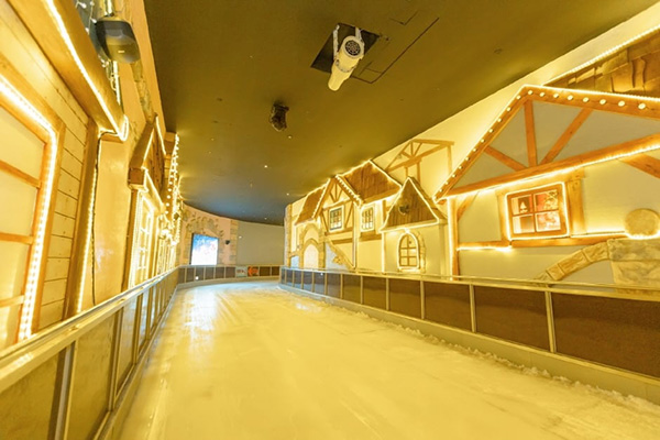 원마운트 스노우파크 실내 눈썰매 슬로프